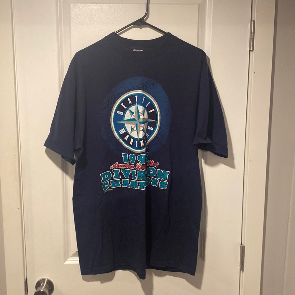 Seattle Mariners MLB 1995 American League Western Division Champions T Shirt VTG
